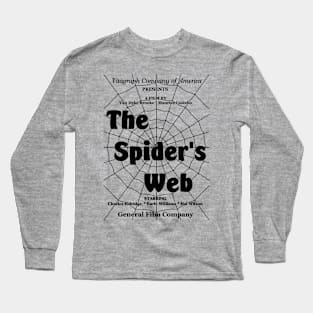 The Spider's Web (1912) Film Poster Design 2 Long Sleeve T-Shirt